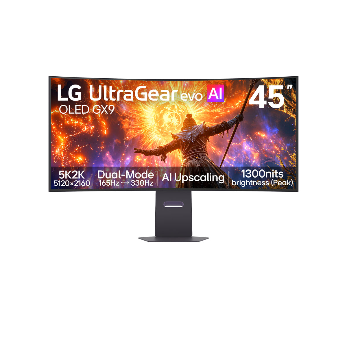 LG 45GX950B-B 45 OLED 5120 x 2160 (UltraWide) HDMI DisplayPort 165 Hz
