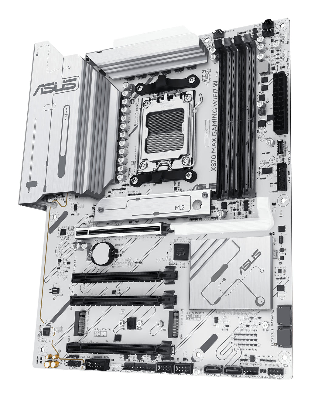 ASUS X870 MAX GAMING WIFI7 W AMD X870 Emplacement AM5 ATX