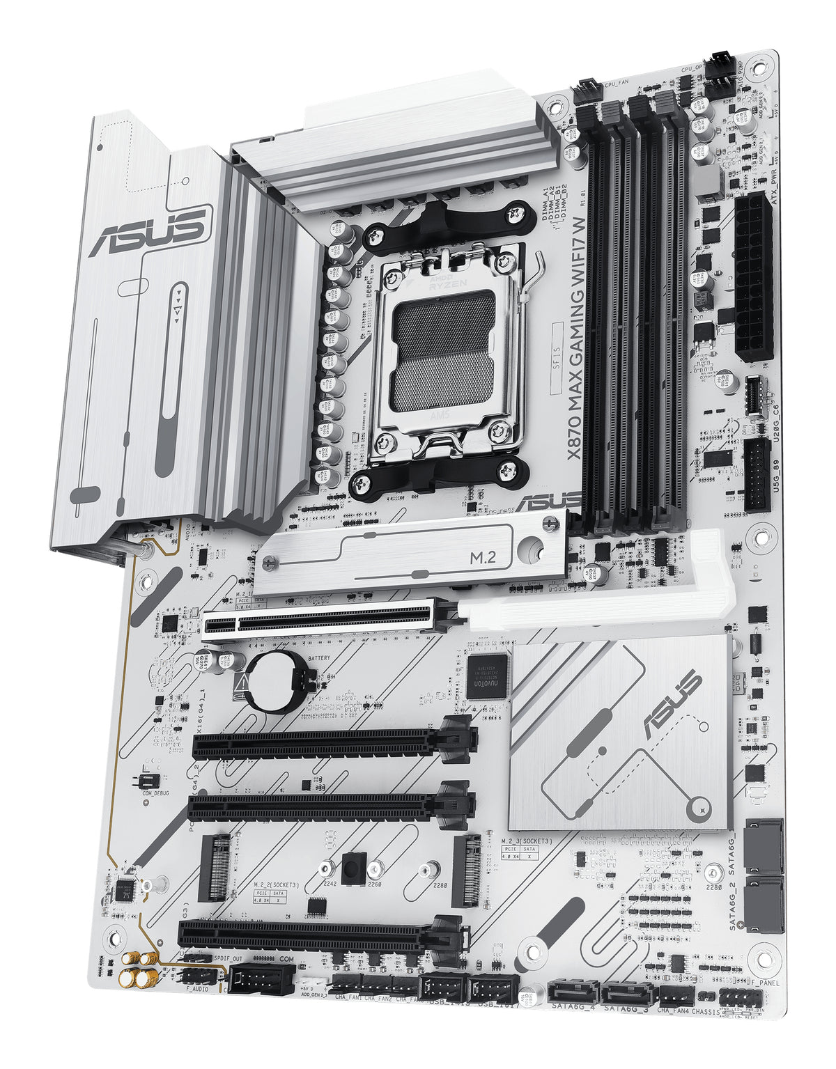 ASUS X870 MAX GAMING WIFI7 W AMD X870 Emplacement AM5 ATX