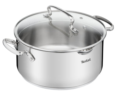 Tefal DUETTO+ G7194655 Rond Acier inoxydable