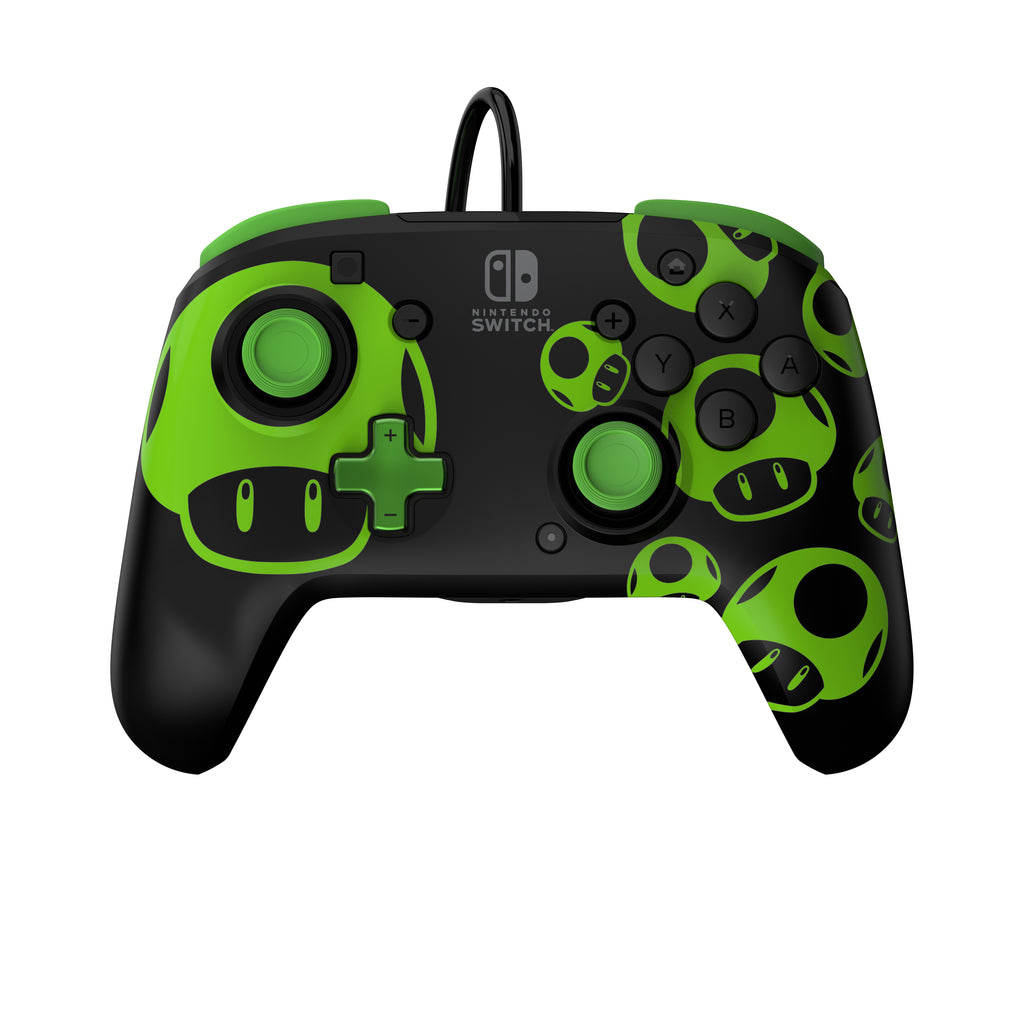 PDP Manette filaire REMATCH: 1-Up Glow in the Dark