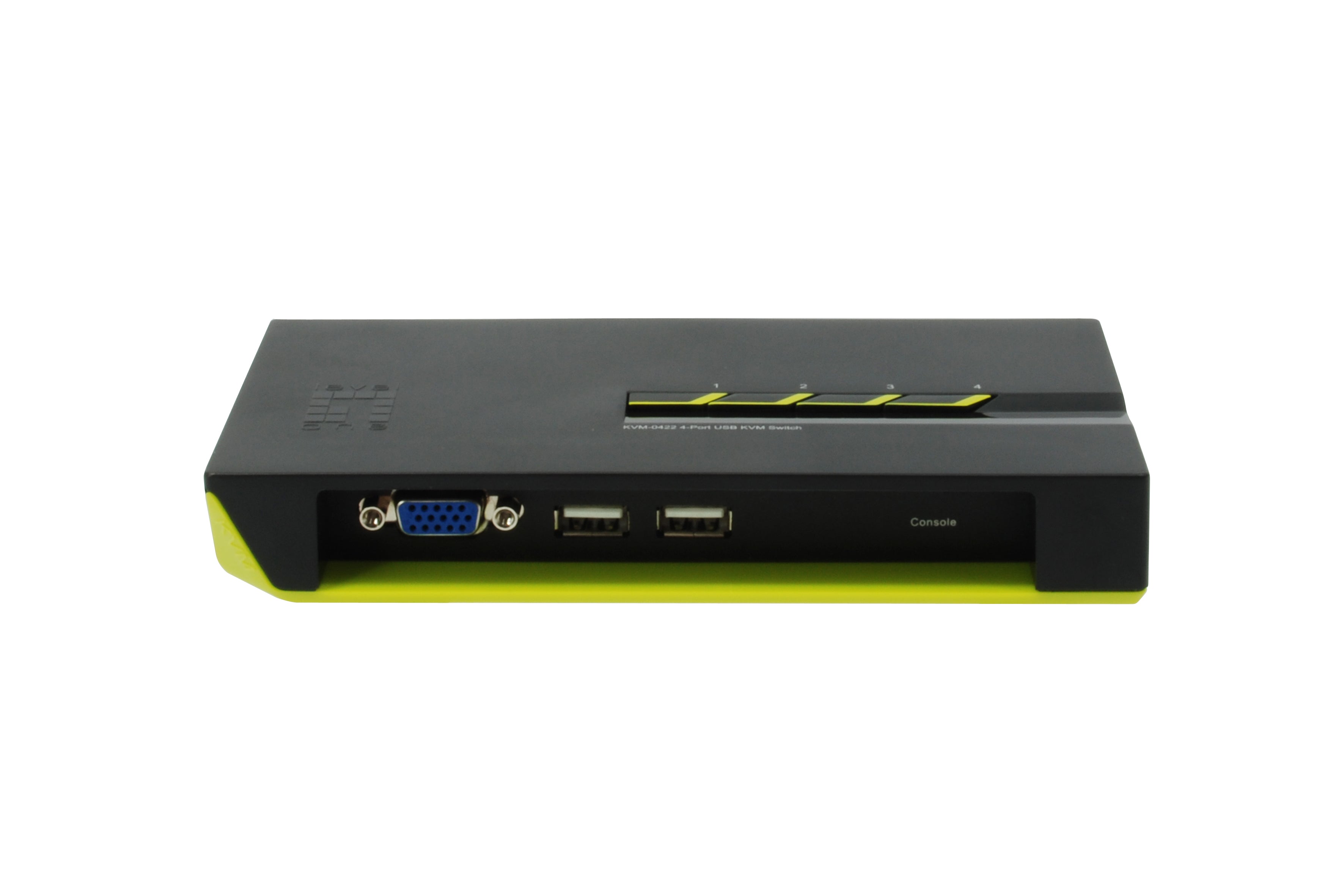 LevelOne KVM-0422 commutateur écran, clavier et souris Noir, Vert