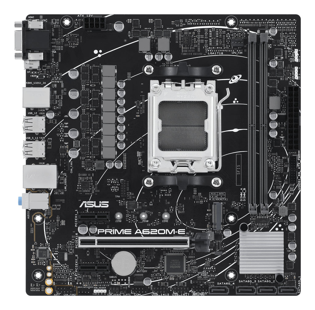 ASUS PRIME A620M-E-CSM AMD A620 Emplacement AM5 micro ATX