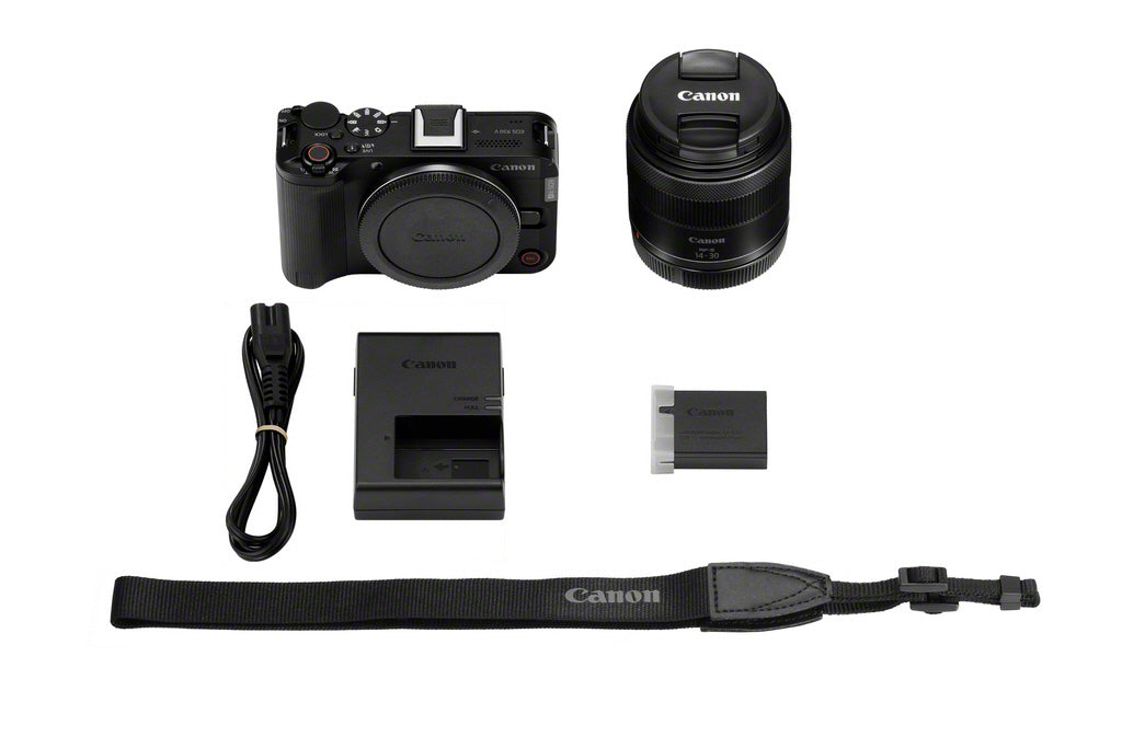 Canon EOS R50V Kit avec Objectif RF-S 14-30mm f/4-6.3 IS STM PZ, MILC 24,2 MP CMOS, Noir