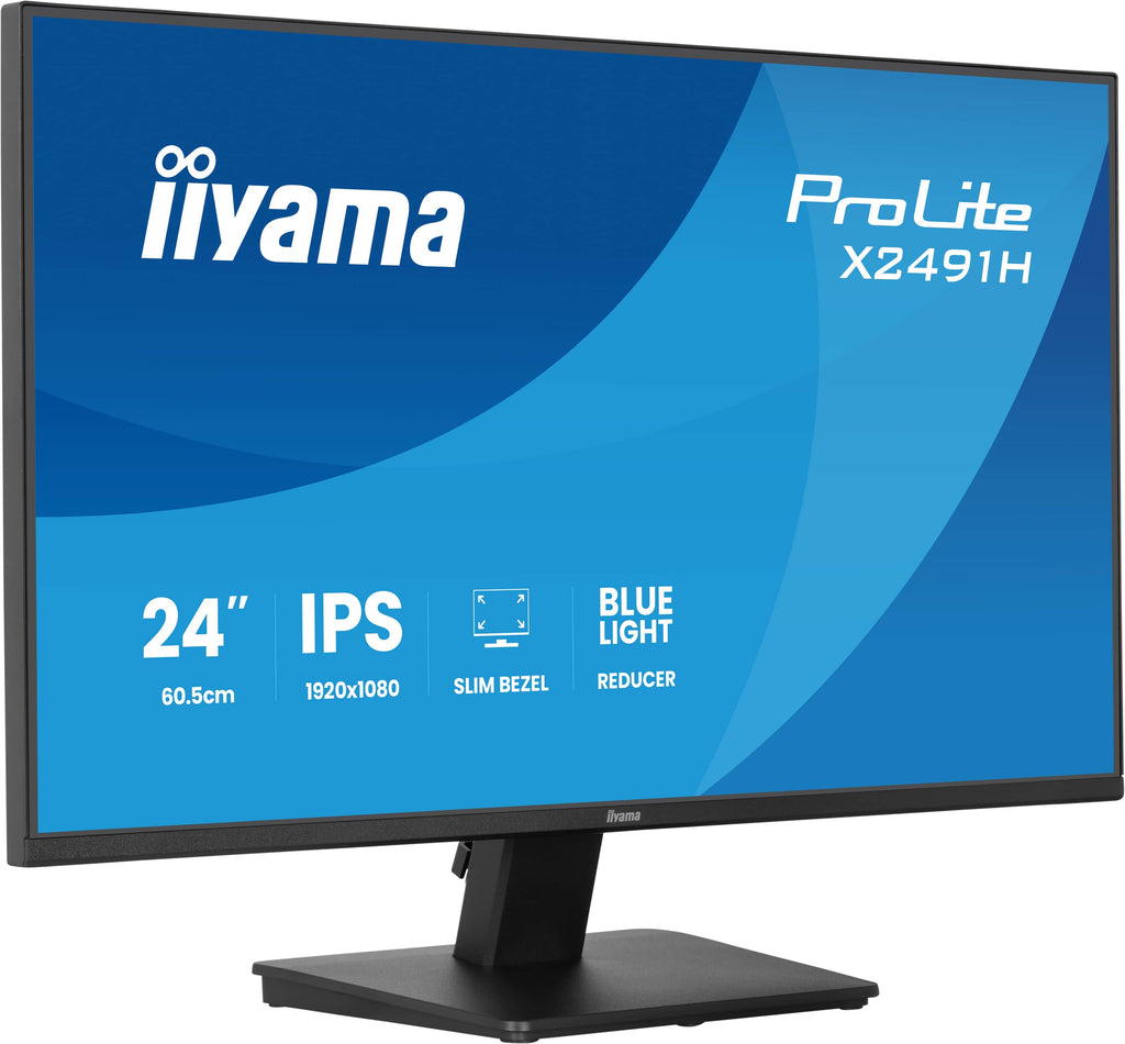 iiyama ProLite X2491H-B1 écran plat de PC 60,5 cm (23.8") 1920 x 1080 pixels Full HD LCD Noir