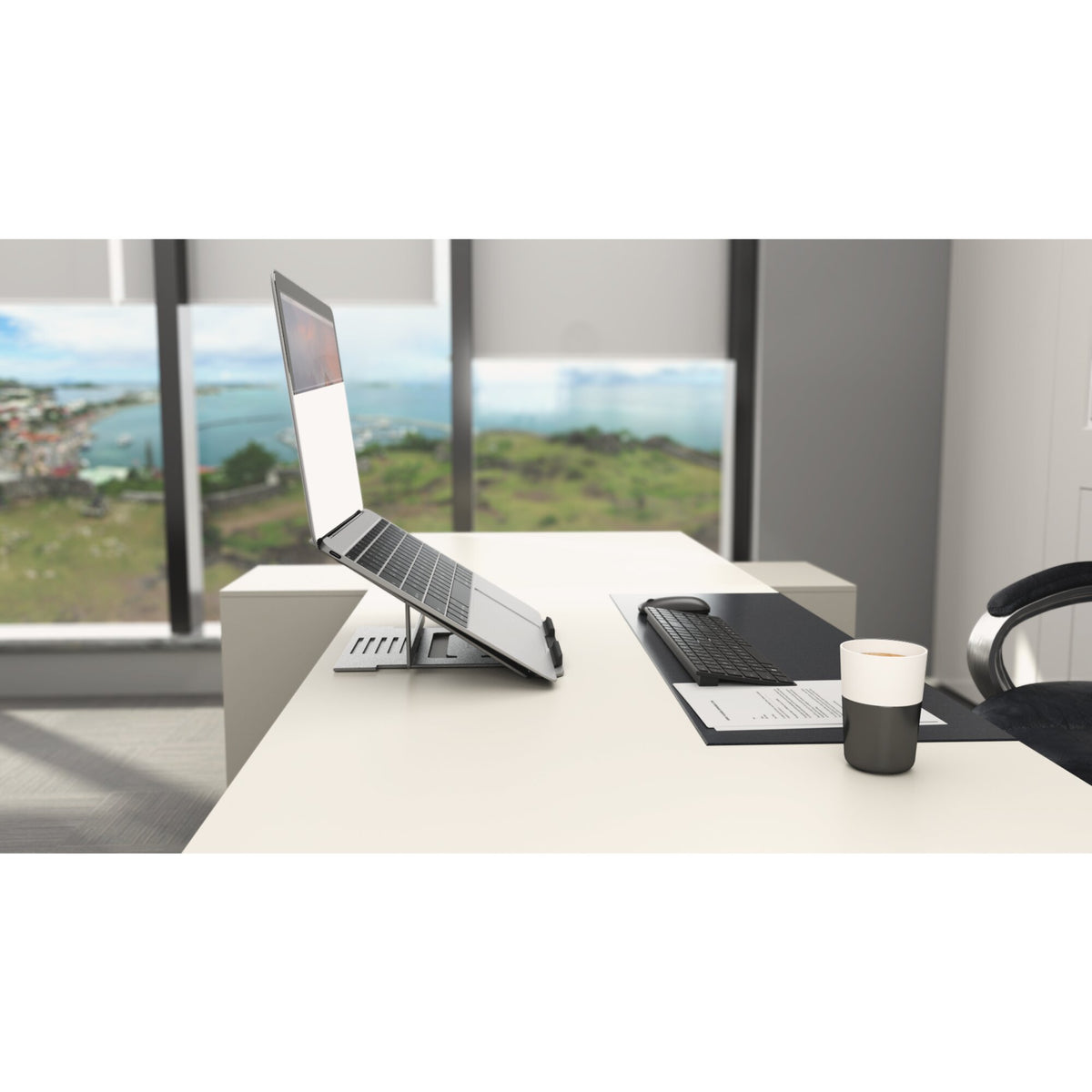 Kensington Rehausseur Easy Riser Aluminium pour ordinateur portable