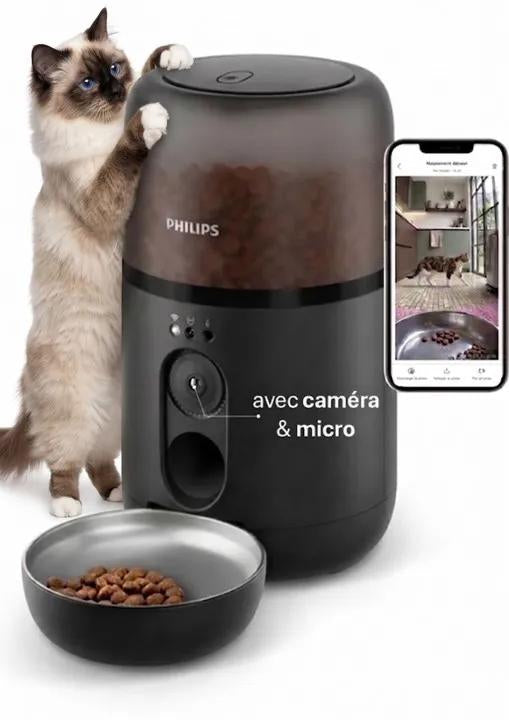 Philips 5000 series Distributeur de Croquettes Connecté avec Caméra, PAW5320/02
