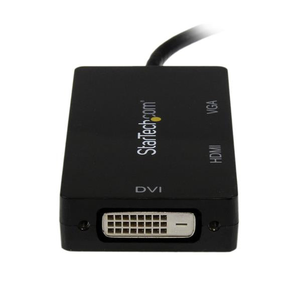 StarTech.com Adaptateur Mini DisplayPort 3 en 1 - 1080p - Hub Adaptateur Répartiteur Mini DP vers HDMI/VGA/DVI pour votr