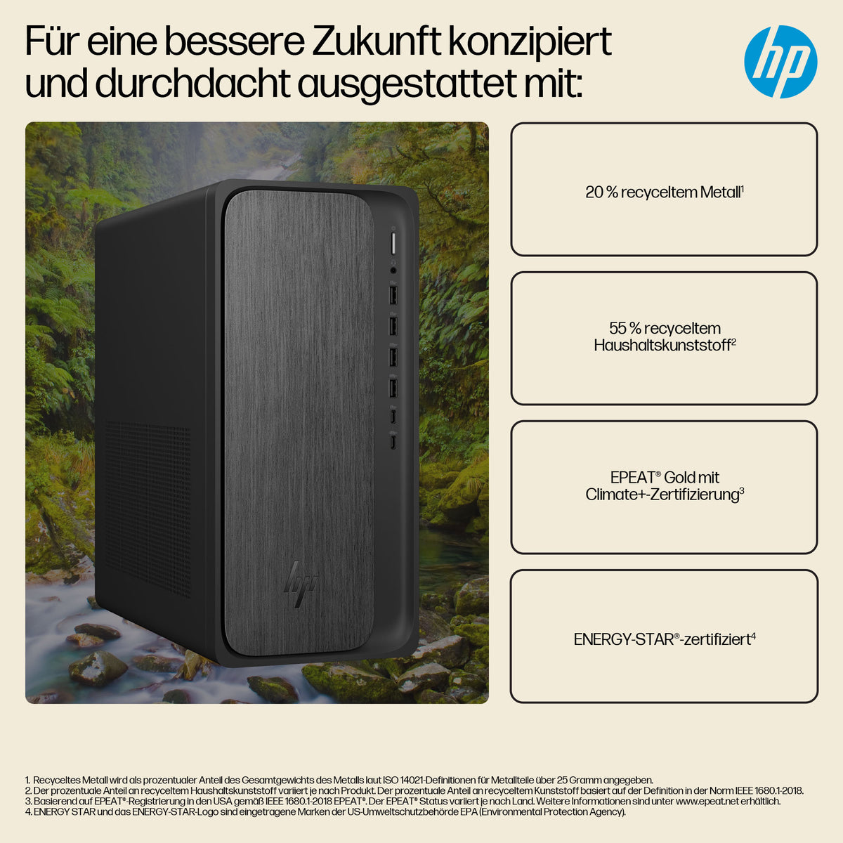 HP OmniDesk M02-0153ng Tour, AMD Ryzen 5 8500G, 16GB RAM, 512GB SSD, AMD Radeon 740M, Windows 11 Home