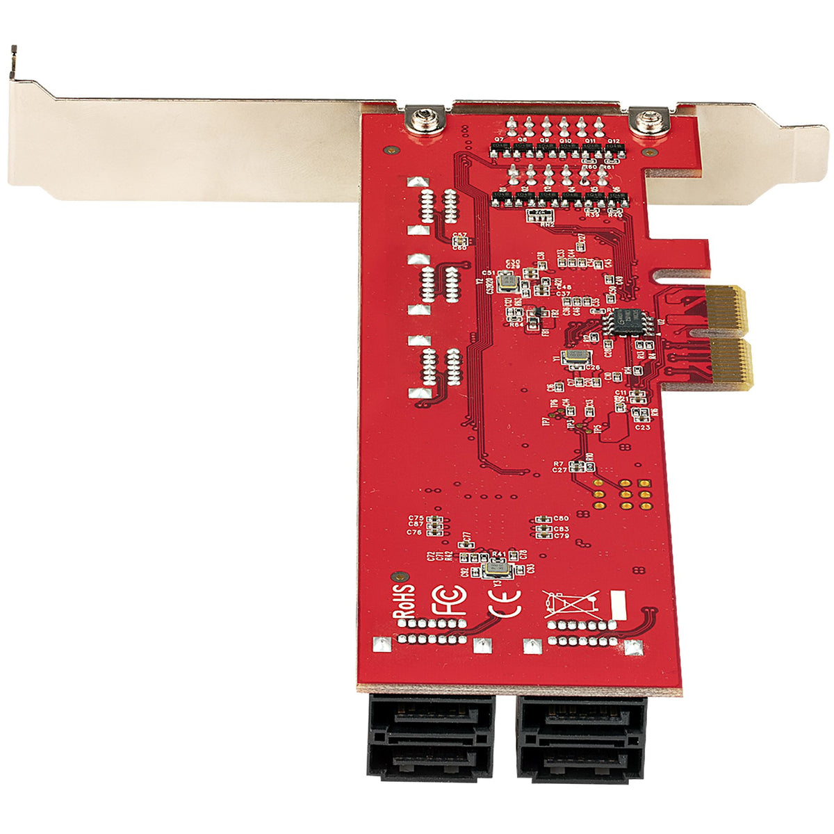 StarTech.com Carte Contrôleur PCIe SATA 10 ports 6Gbps ASM1166 Non-Raid