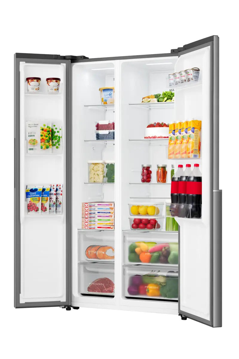 Gorenje Side by side kyl /frysskap med MultiFlow Cooling för jämn luftcirkulation i hela skapet. NoFrost Plus eliminerar