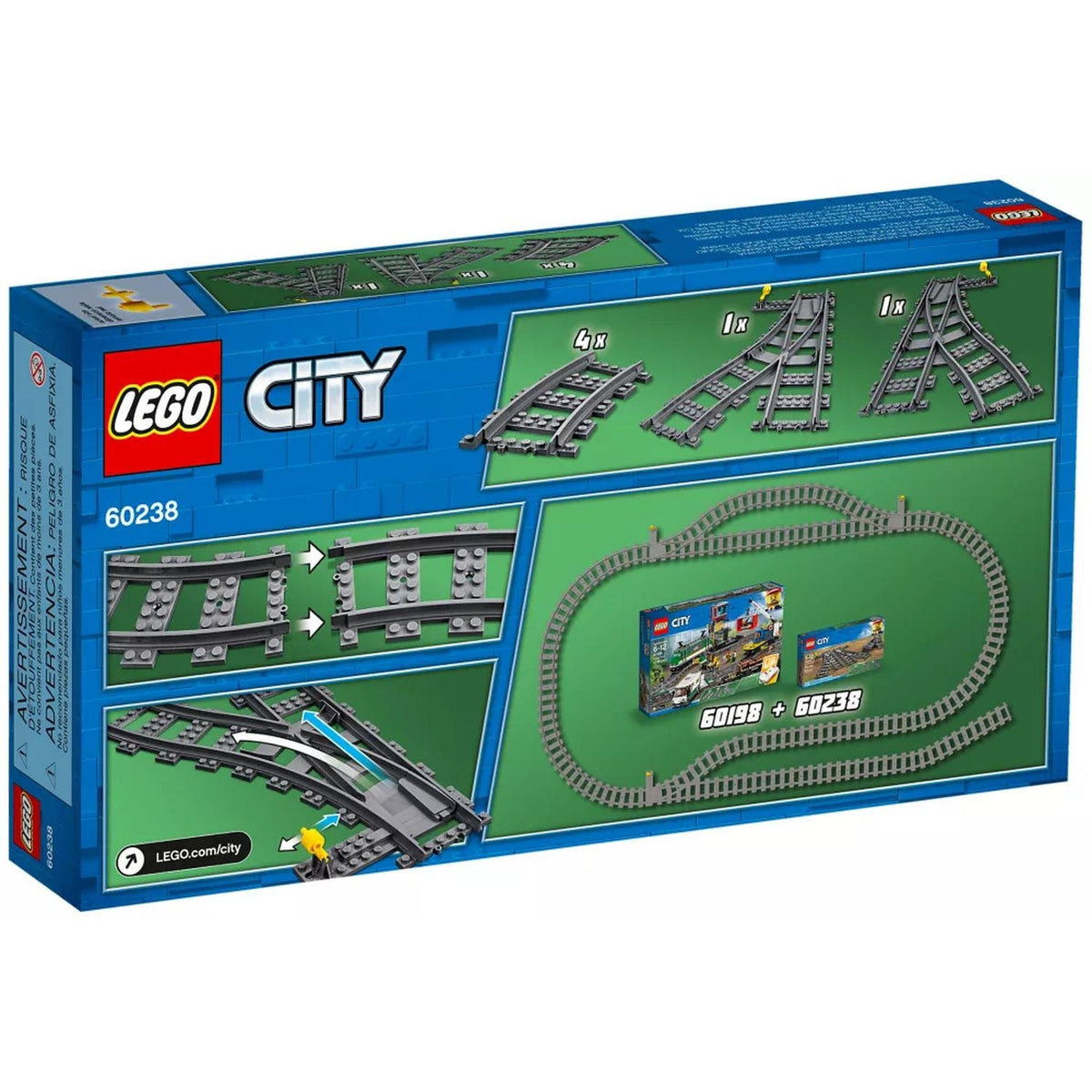 LEGO City Les aiguillages 60238