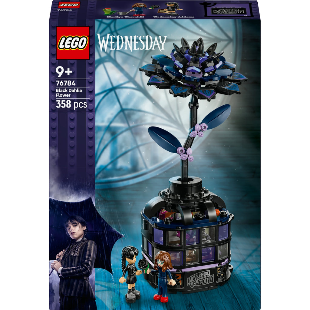 LEGO Wednesday Le Dahlia Noir, Fleur Artificielle 76784