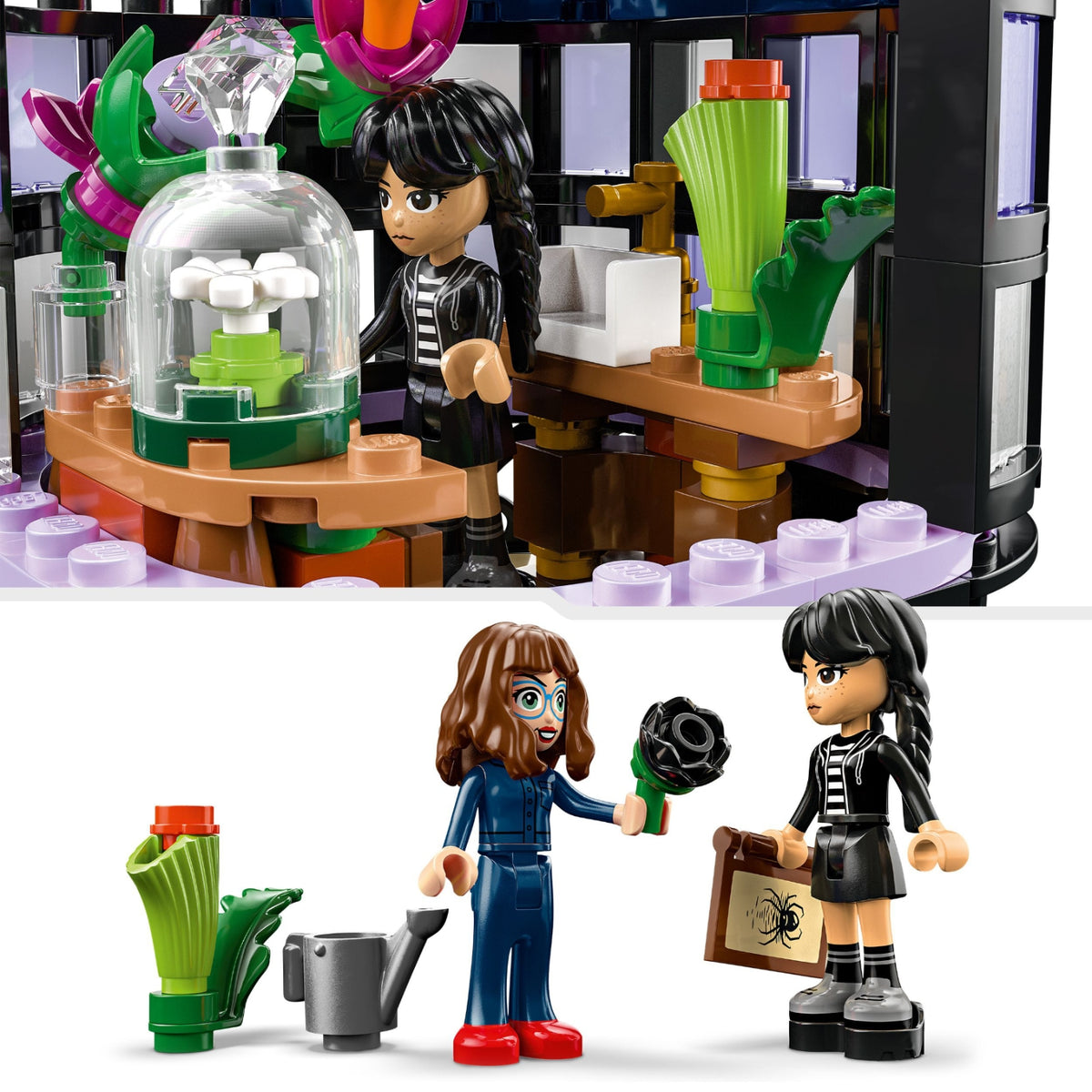 LEGO Wednesday Le Dahlia Noir, Fleur Artificielle 76784