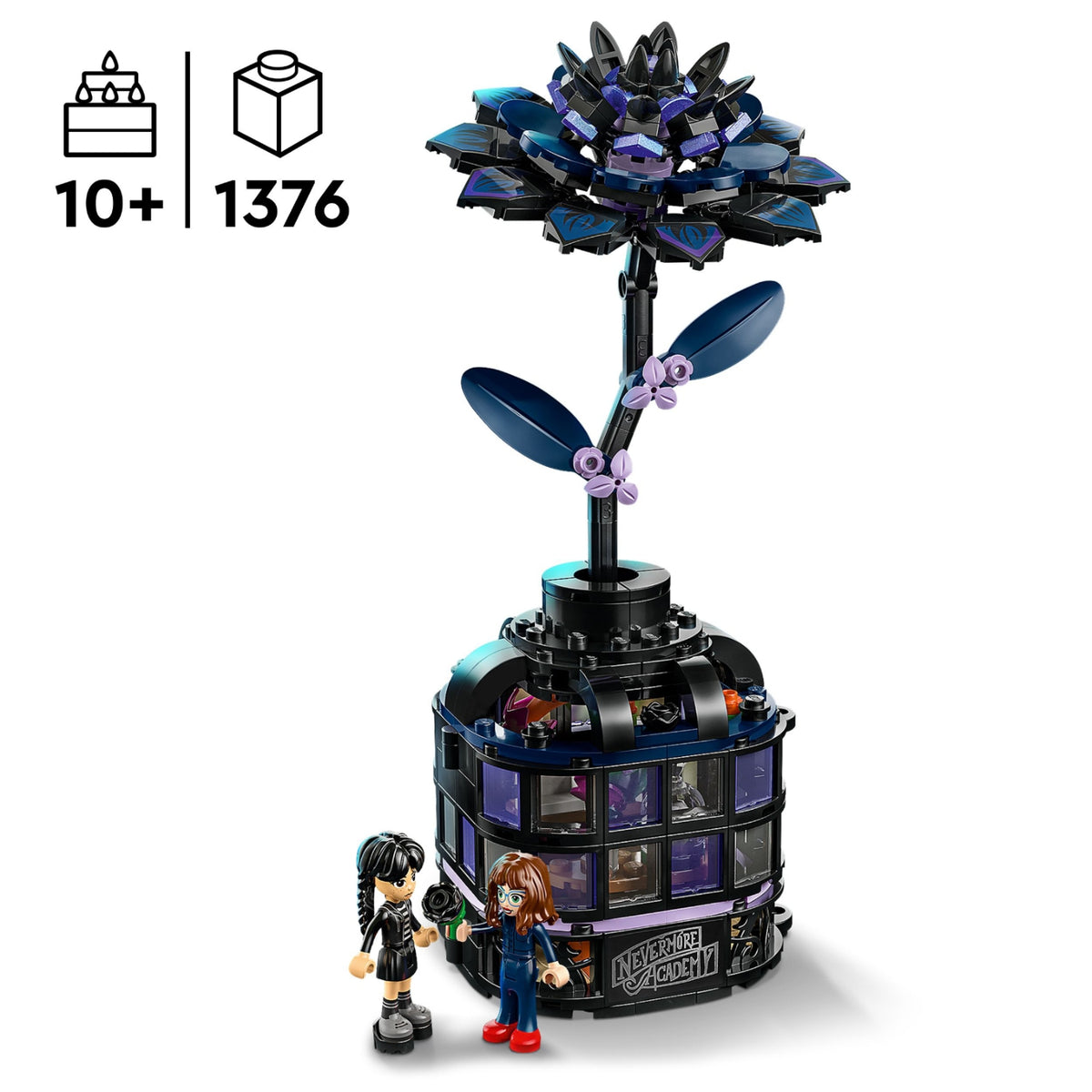 LEGO Wednesday Le Dahlia Noir, Fleur Artificielle 76784