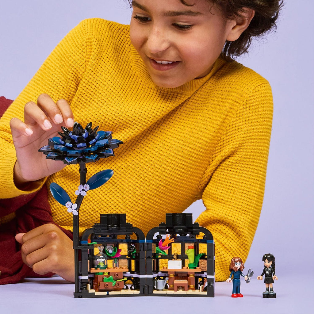 LEGO Wednesday Le Dahlia Noir, Fleur Artificielle 76784