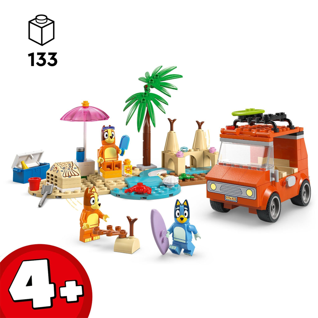 LEGO Bluey Les Vacances et le Voyage en Voiture de Bluey - 4 Ans 11202