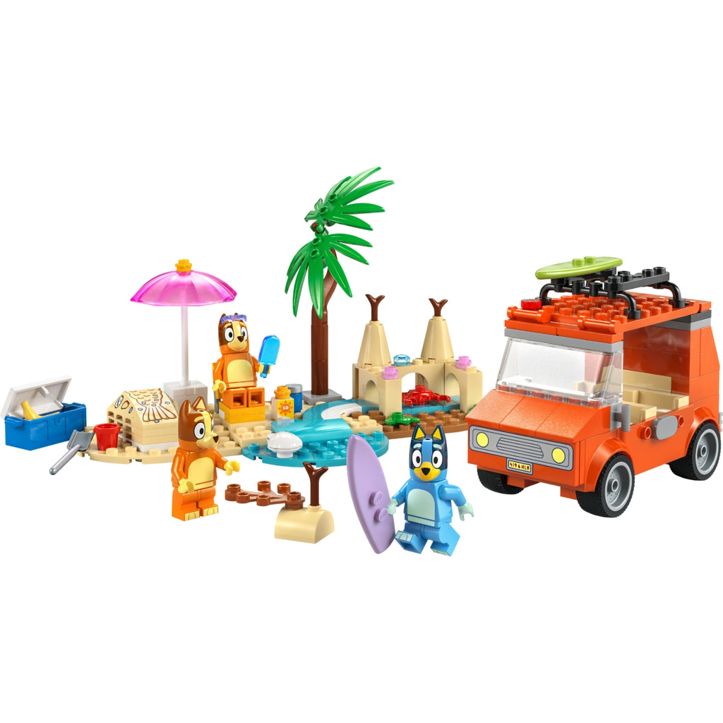 LEGO Bluey Les Vacances et le Voyage en Voiture de Bluey - 4 Ans 11202