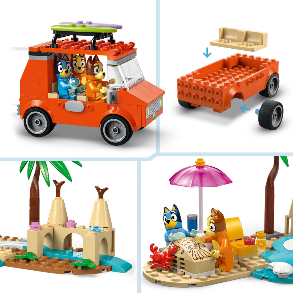 LEGO Bluey Les Vacances et le Voyage en Voiture de Bluey - 4 Ans 11202