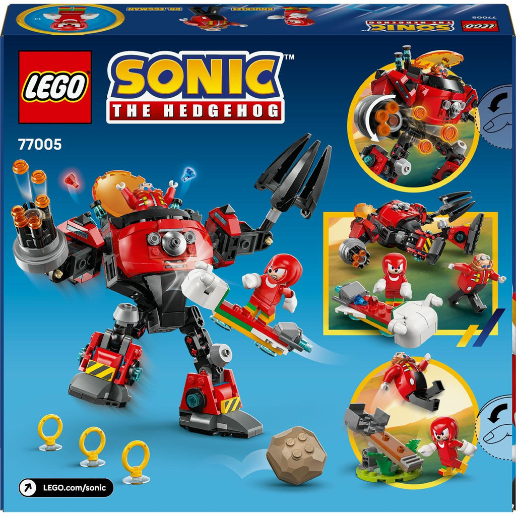 LEGO Sonic Knuckles contre l’Egg Crusher de Dr. Eggman 77005