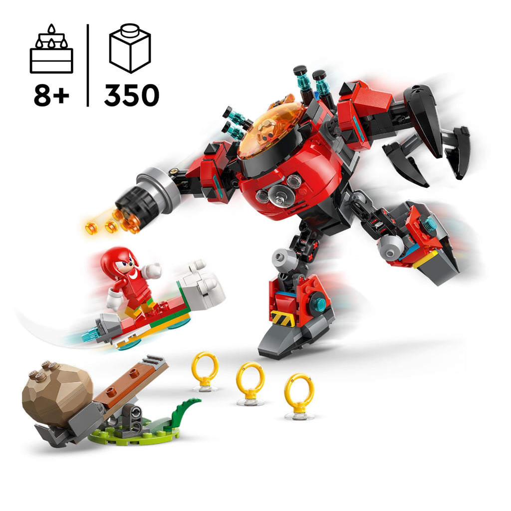 LEGO Sonic Knuckles contre l’Egg Crusher de Dr. Eggman 77005