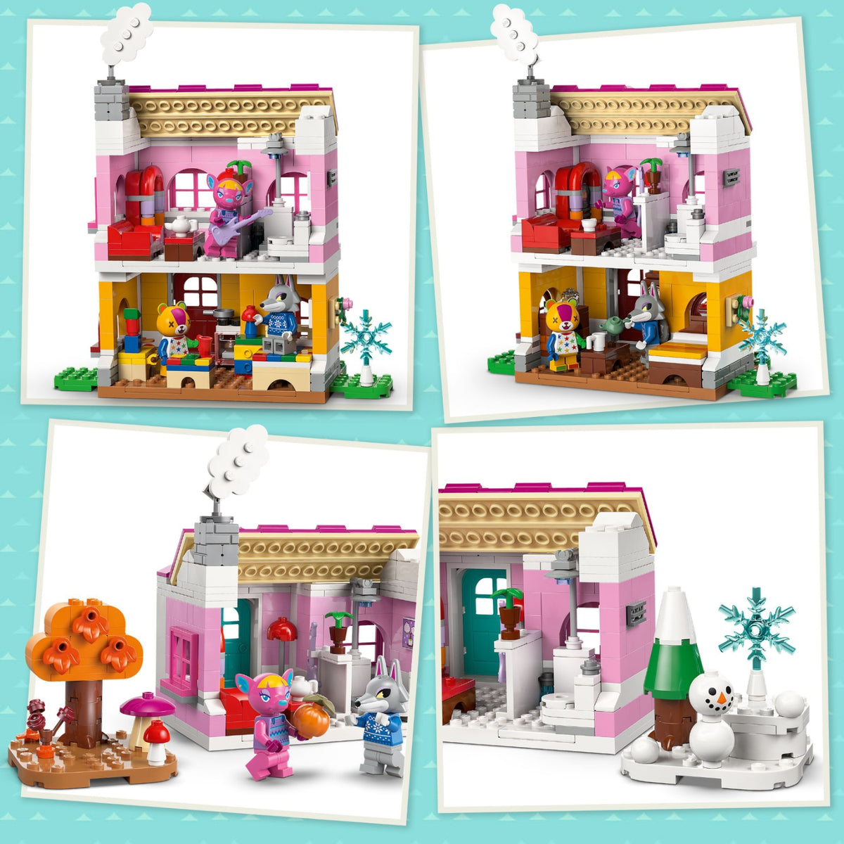 LEGO Animal Crossing Les Maisons Créatives : au Gré des Saisons 77057