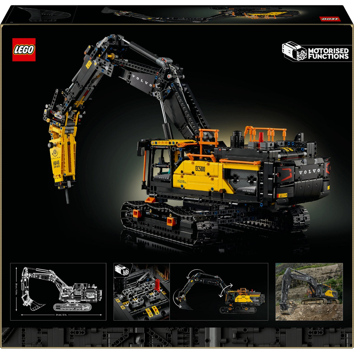 LEGO Technic Pelleteuse Volvo EC500 Hybride 42215