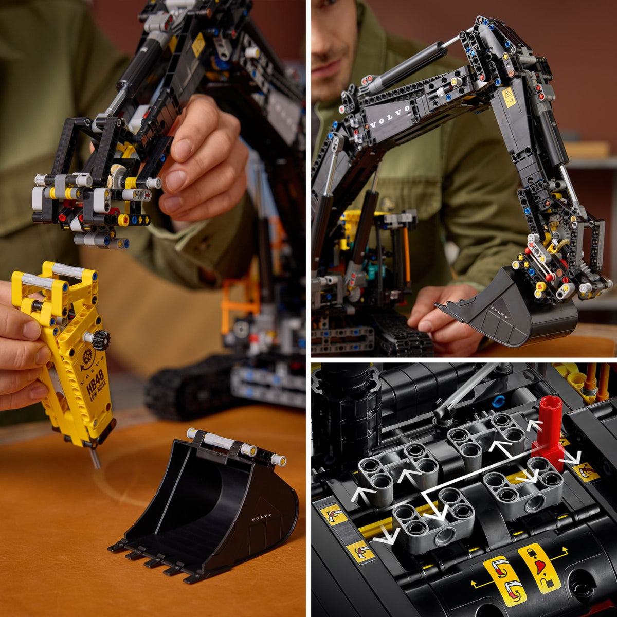LEGO Technic Pelleteuse Volvo EC500 Hybride 42215