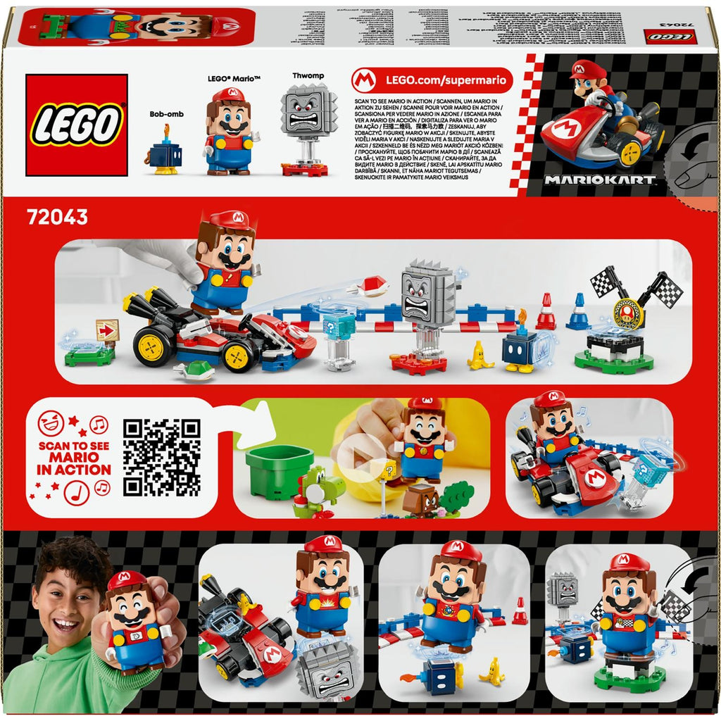 LEGO Super Mario Mario Interactif et Kart Standard 72043
