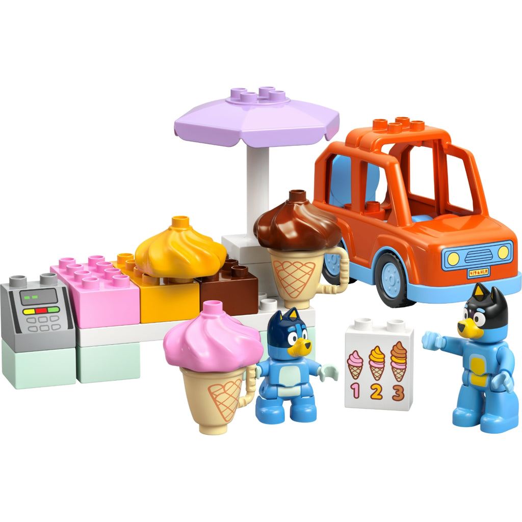 LEGO Duplo Visite chez le Marchand de Glace avec Bluey 10458