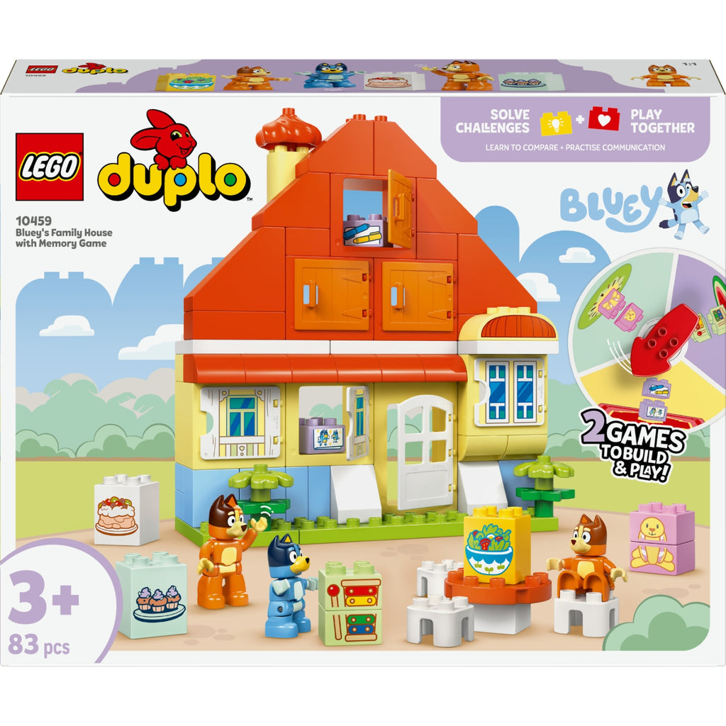 LEGO Duplo La Maison de Famille de Bluey et le Jeu de Mémoire 10459