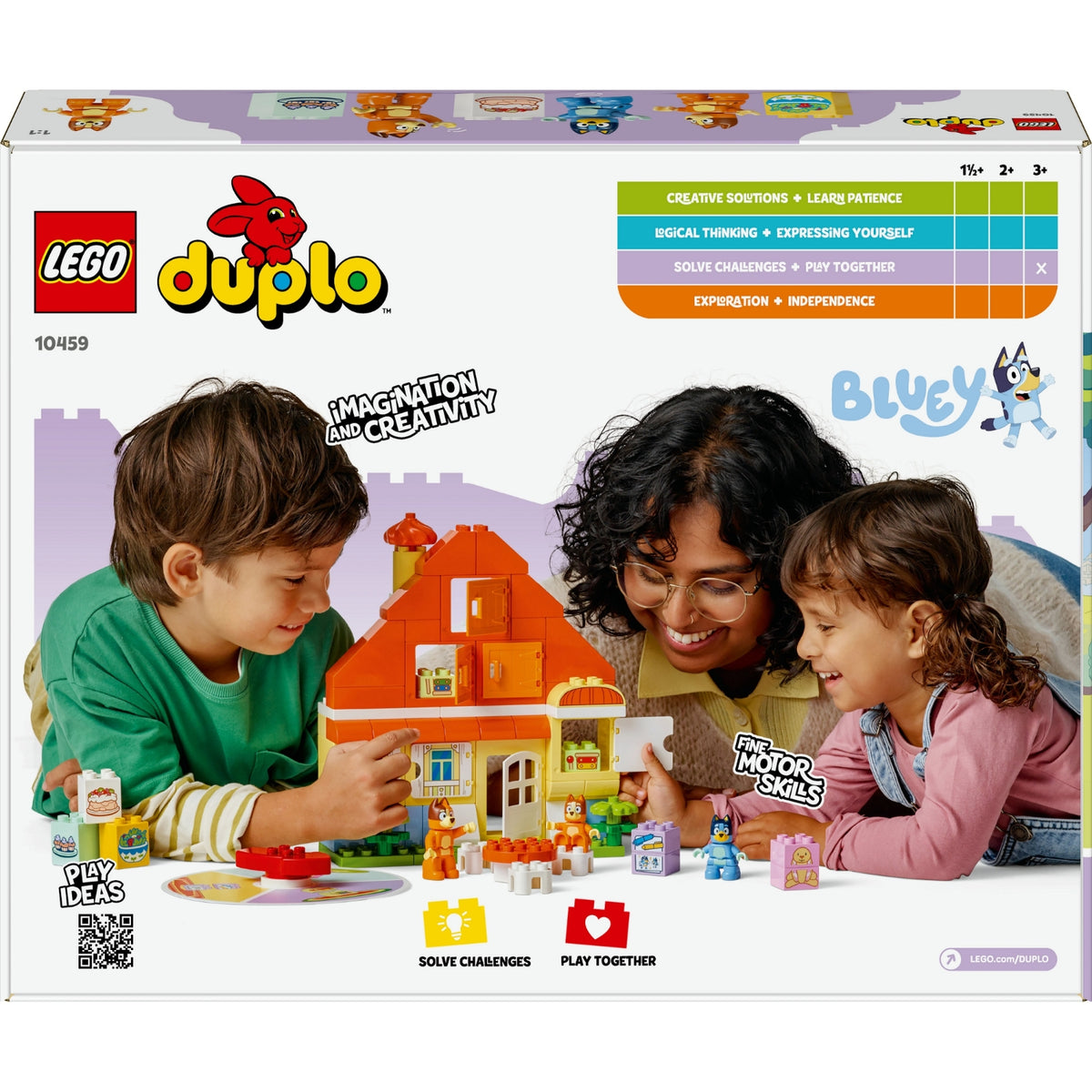 LEGO Duplo La Maison de Famille de Bluey et le Jeu de Mémoire 10459
