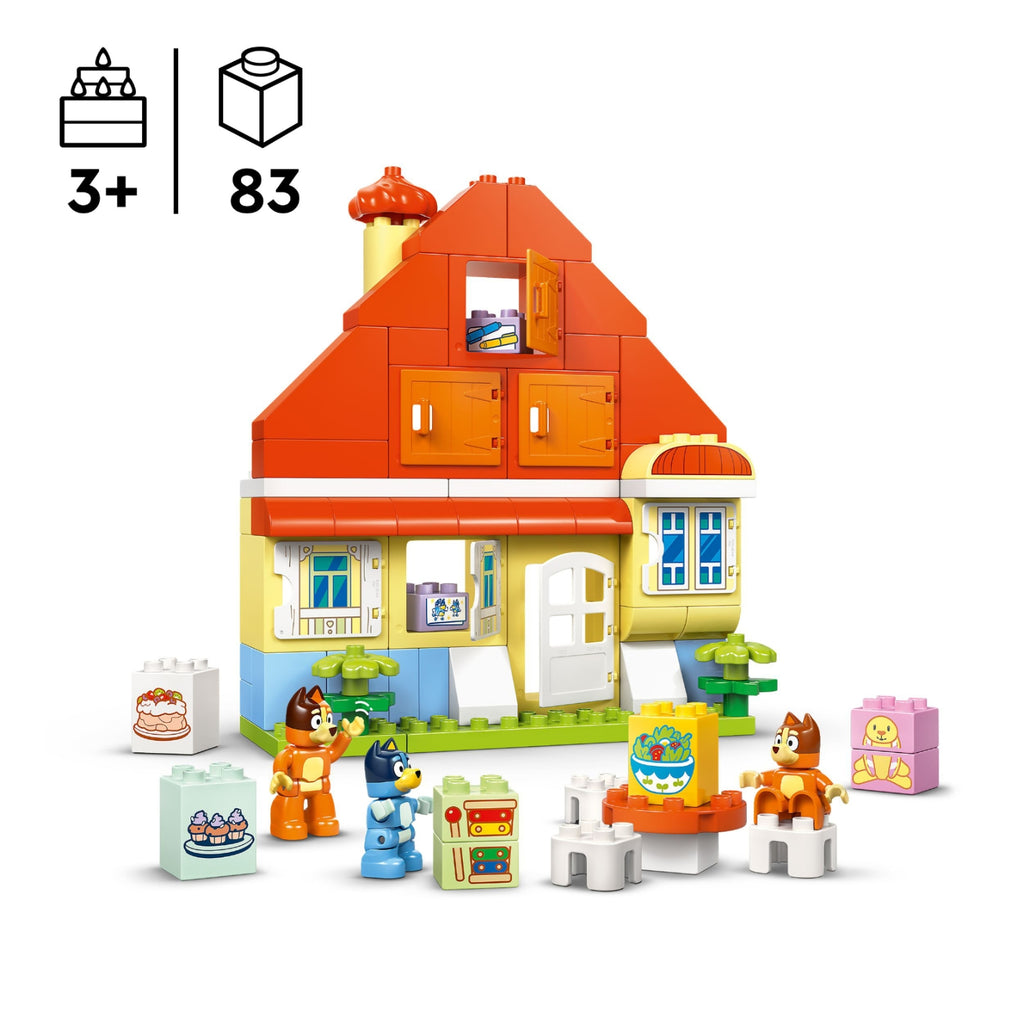 LEGO Duplo La Maison de Famille de Bluey et le Jeu de Mémoire 10459