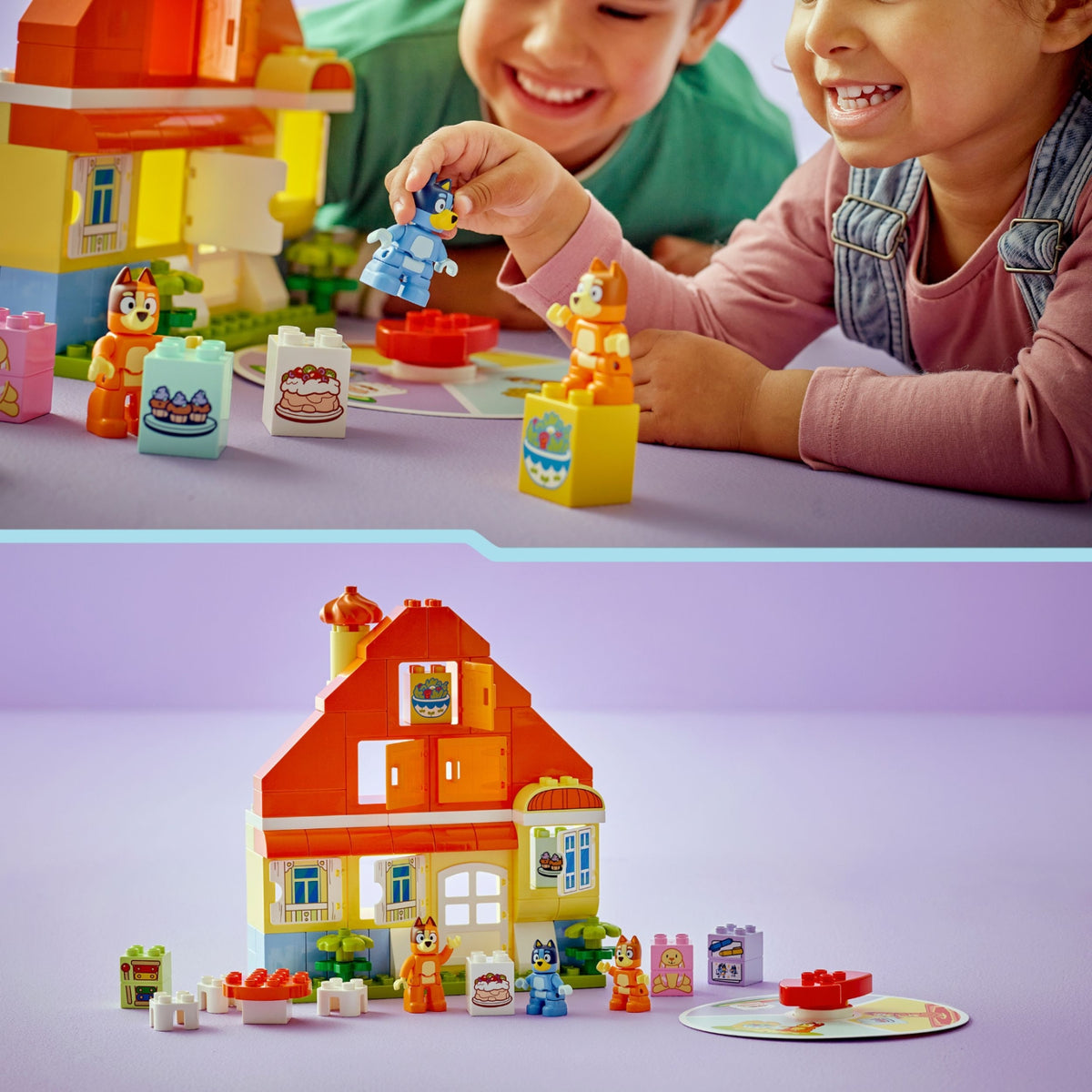 LEGO Duplo La Maison de Famille de Bluey et le Jeu de Mémoire 10459