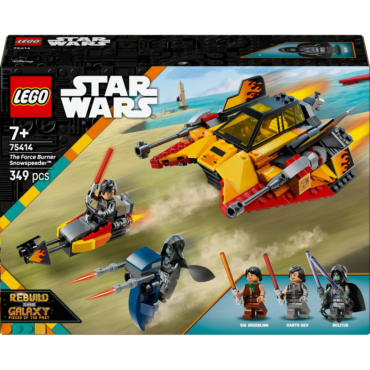 LEGO Star Wars Le Snowspeeder en Flammes 75414
