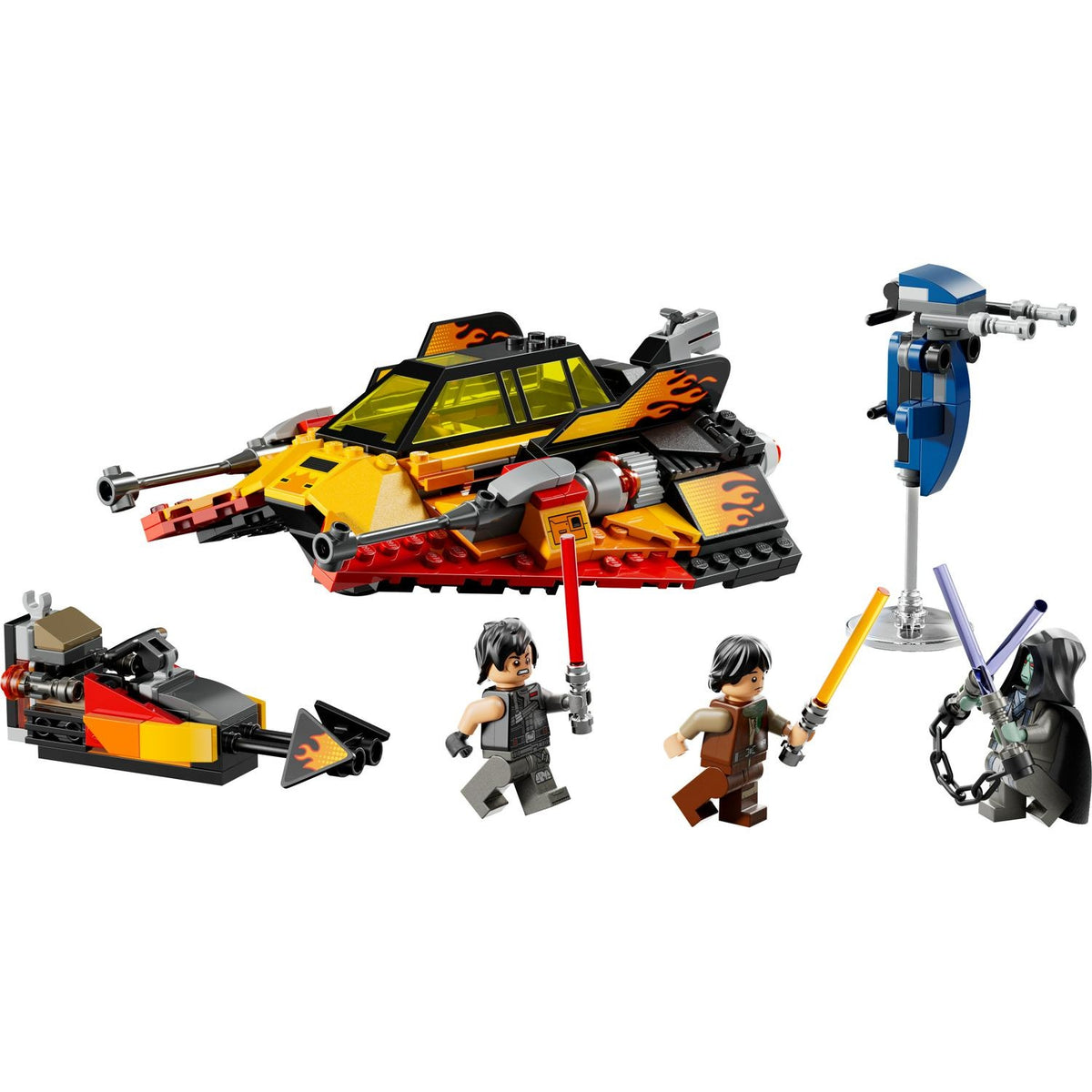 LEGO Star Wars Le Snowspeeder en Flammes 75414