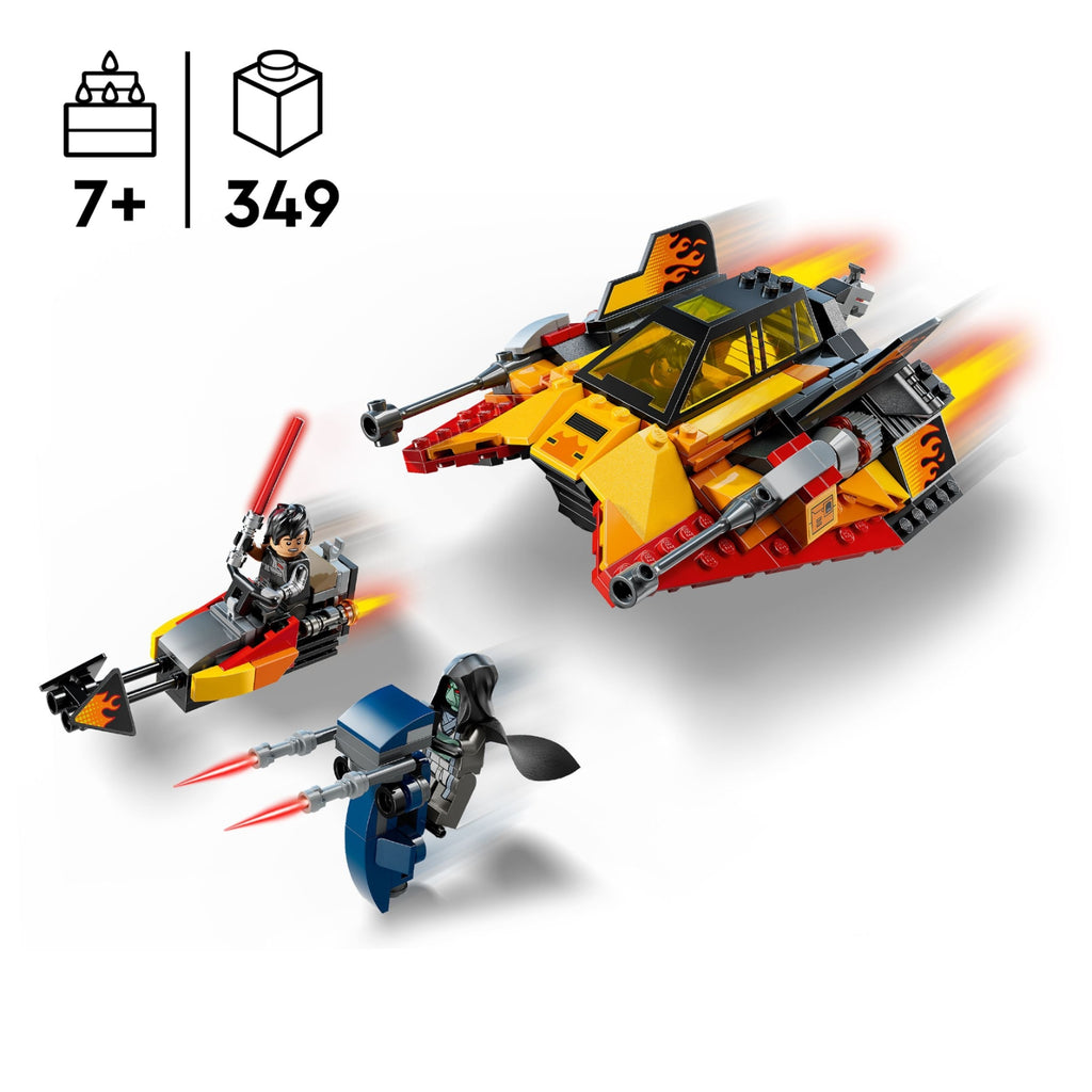 LEGO Star Wars Le Snowspeeder en Flammes 75414