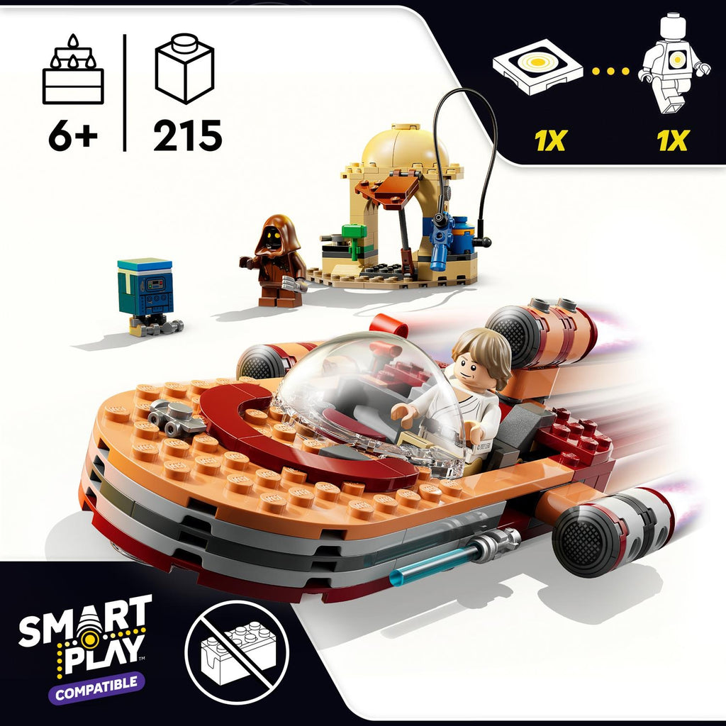 LEGO SMART Play Star Wars Le Landspeeder de Luke 75420