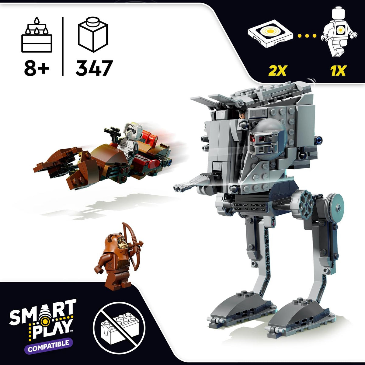 LEGO Star Wars SMART Play : L’attaque du AT-ST sur Endor 75424