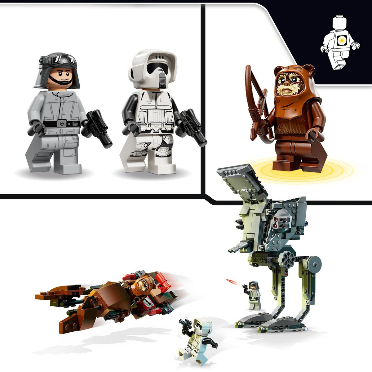 LEGO Star Wars SMART Play : L’attaque du AT-ST sur Endor 75424