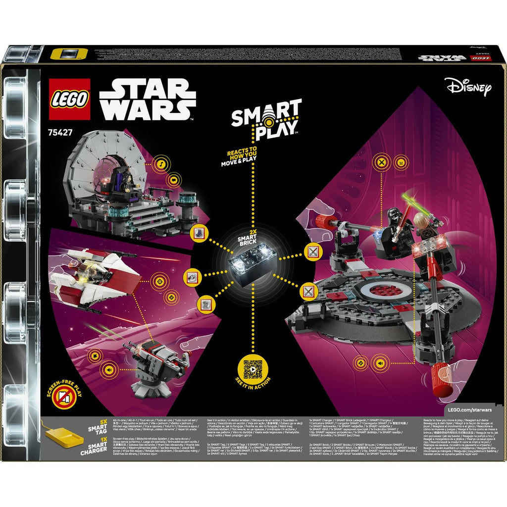 LEGO Star Wars SMART Play : Duel dans la Salle du Trône et Chasseur A-Wing 75427