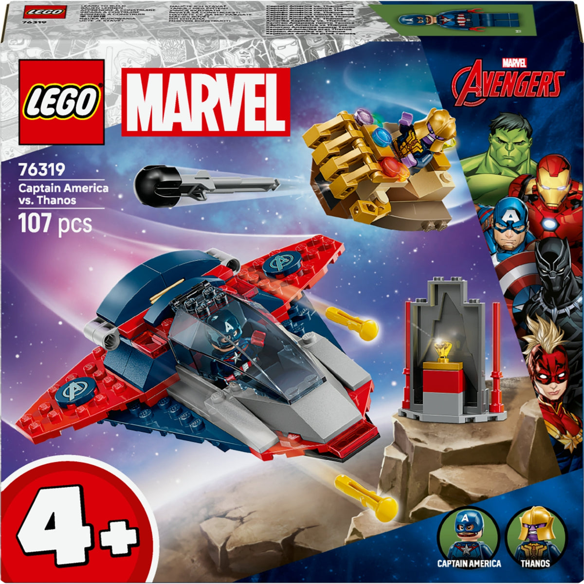 LEGO Marvel Captain America contre Thanos 76319