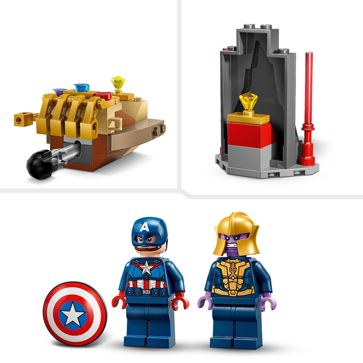 LEGO Marvel Captain America contre Thanos 76319