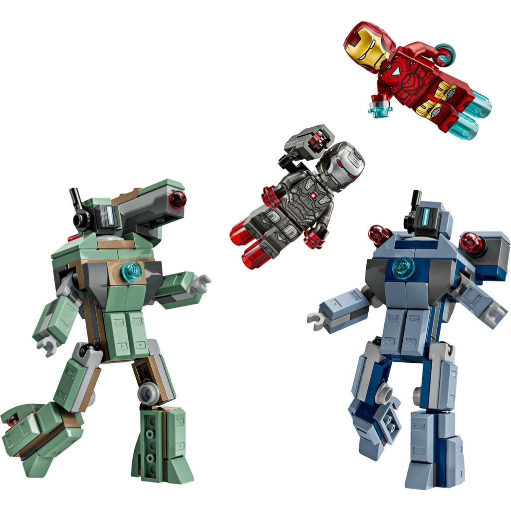 LEGO Marvel Iron Man et War Machine Contre les Drones de Hammer 76320