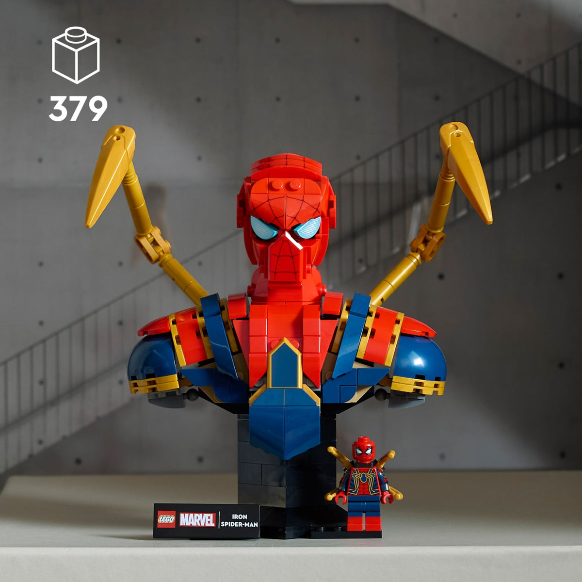 LEGO Marvel Buste d’Iron Spider-Man 76326