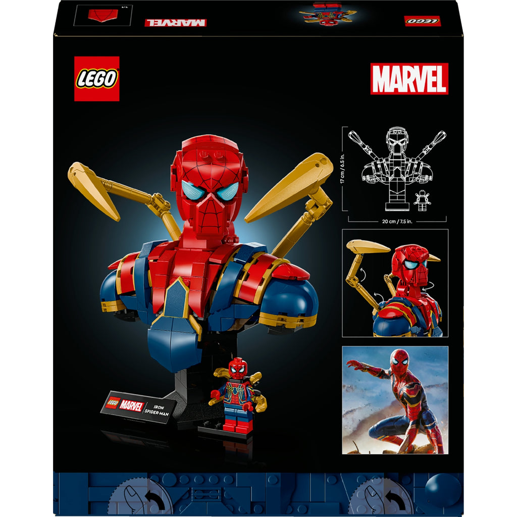 LEGO Marvel Buste d’Iron Spider-Man 76326