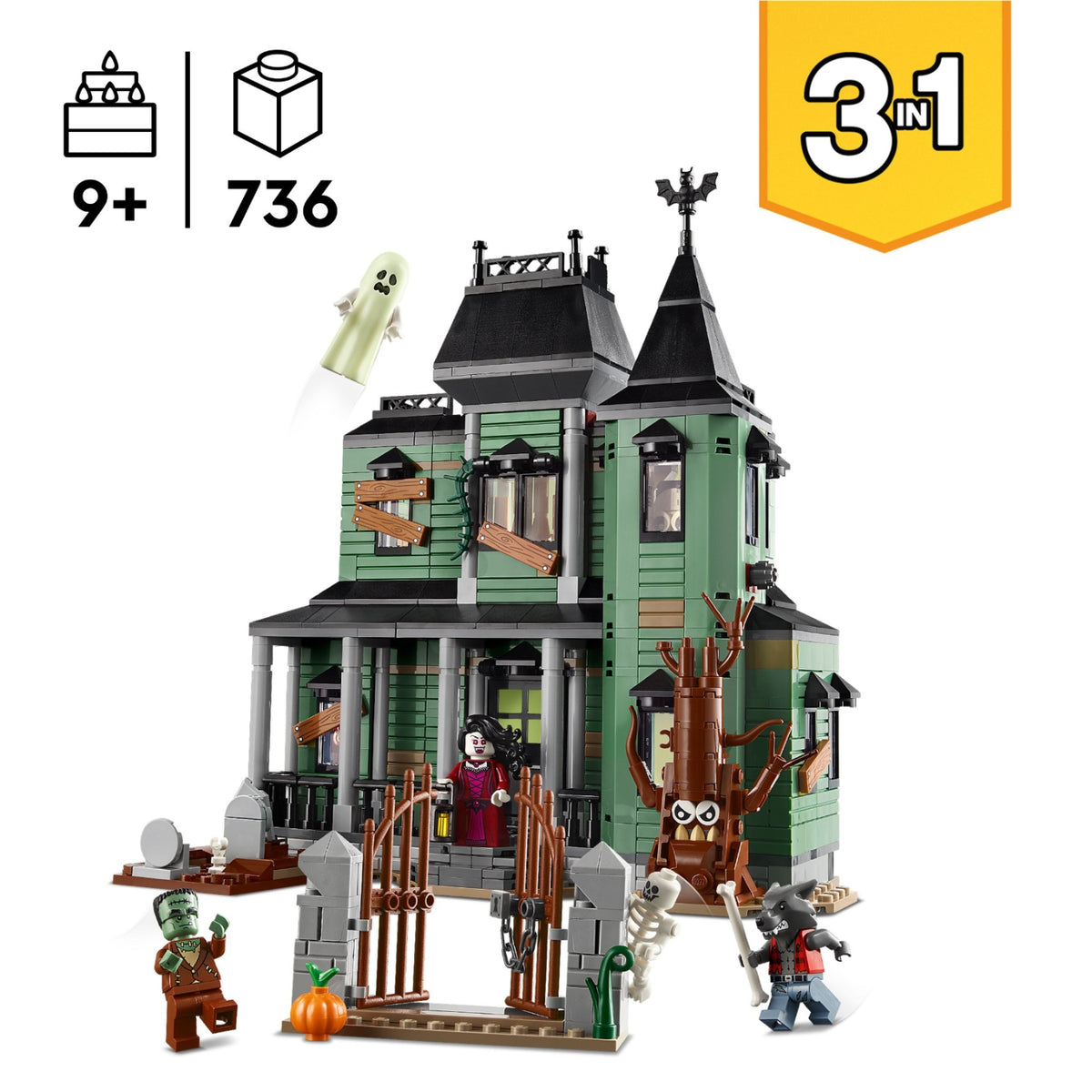 LEGO Creator Le Manoir Hanté 31167