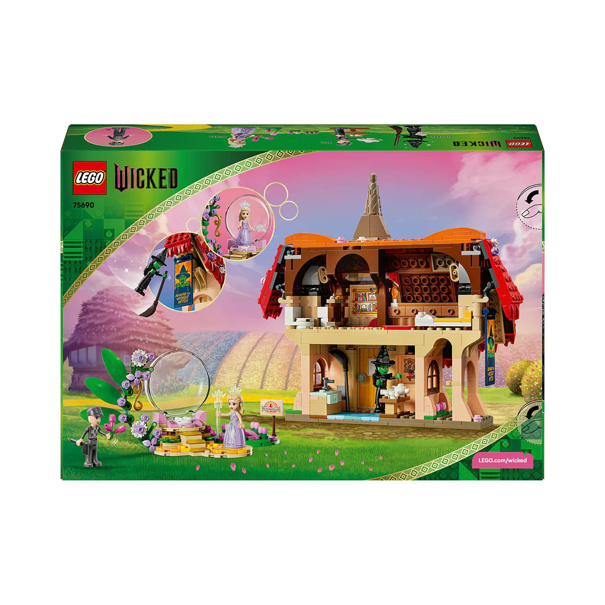 LEGO Glinda et Elphaba au Pays des Munchkins 75690