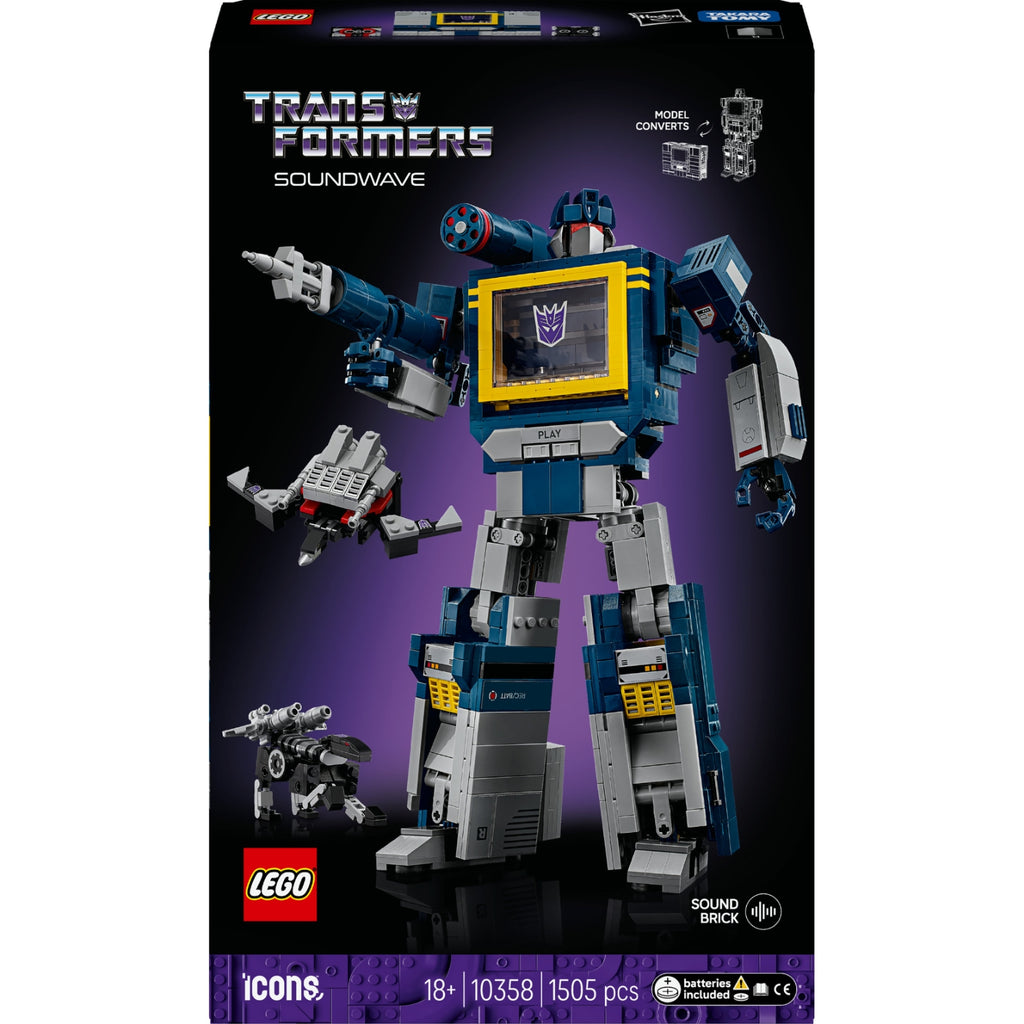 LEGO Icons Transformers Soundwave 10358