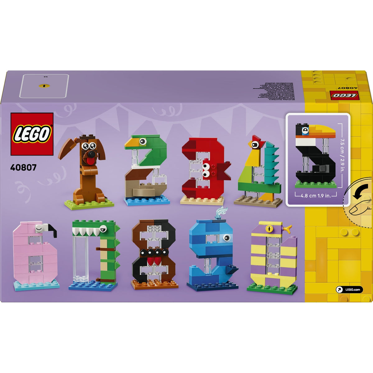 LEGO Les chiffres d'anniversaire 40807.0